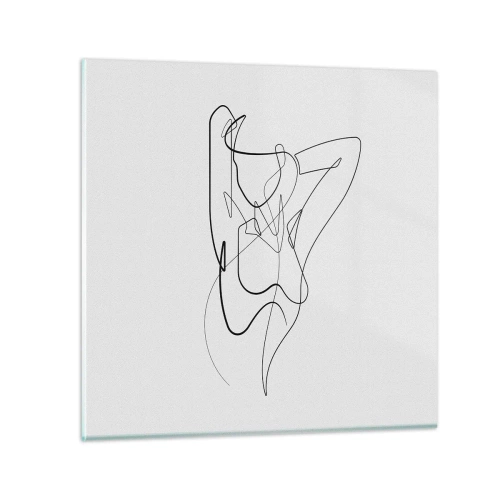 Impression sur verre - Image sur verre - Vraiment, tu es comme ça... - 50x50 cm