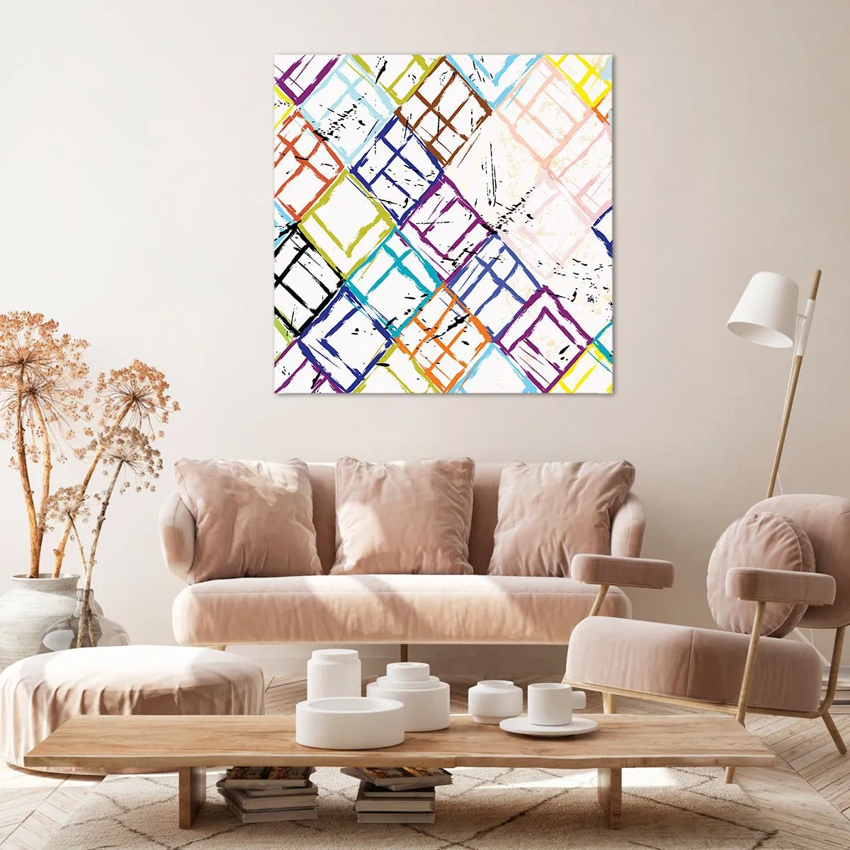 Impression sur toile - Image sur toile - Cellules à louer - 70x70 cm