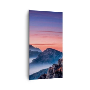 Impression sur toile - Image sur toile - Au-dessus des vallées - 65x120 cm