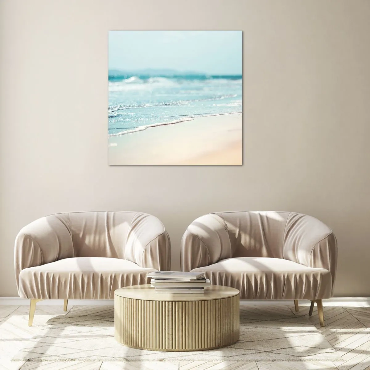 Impression sur verre - Image sur verre - Chaleur et bruissement - 30x30 cm