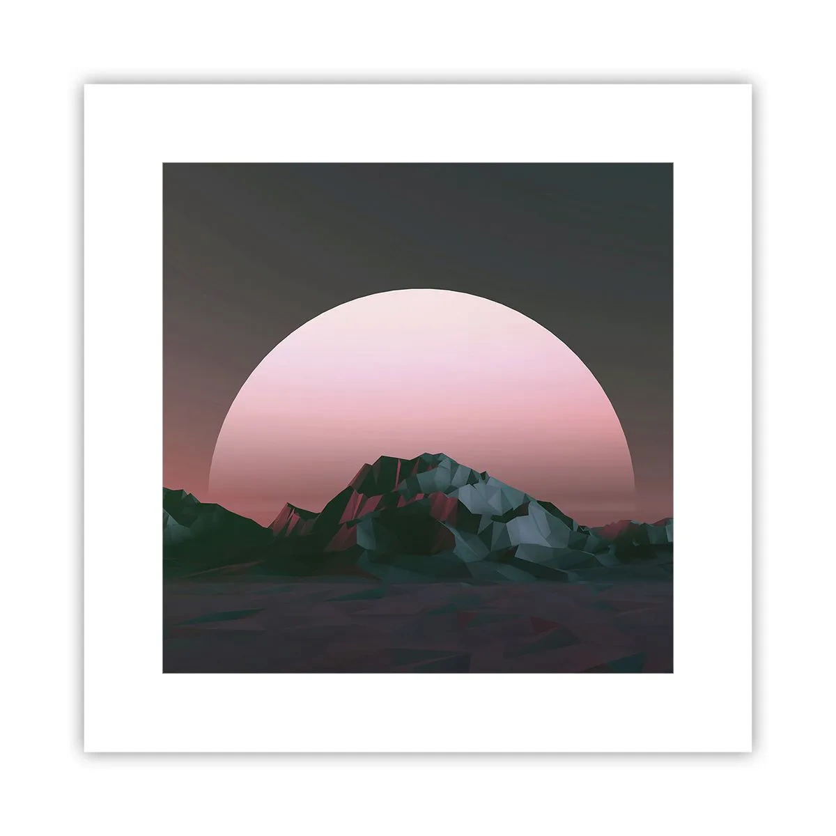 Affiche - Poster - Dans une galaxie voisine - 30x30 cm