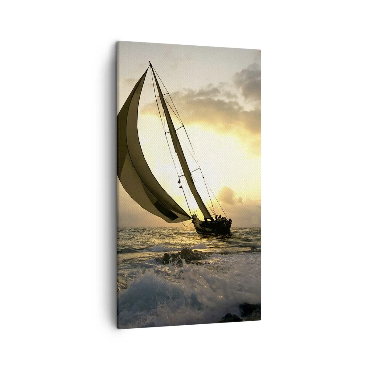 Impression sur toile - Image sur toile - Avec le vent et contre le vent - 45x80 cm