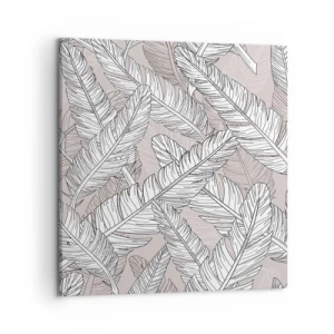 Impression sur toile - Image sur toile - Un tourbillon de plumes - 50x50 cm