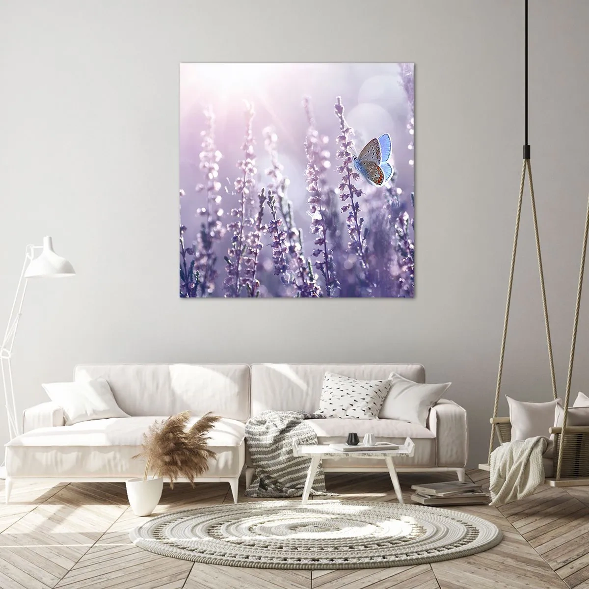 Impression sur toile - Image sur toile - Baiser de papillon - 60x60 cm