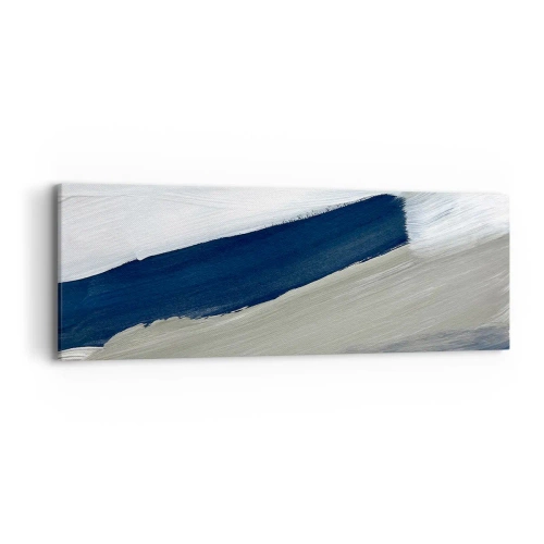 Impression sur toile - Image sur toile - Rencontre avec la blancheur - 90x30 cm