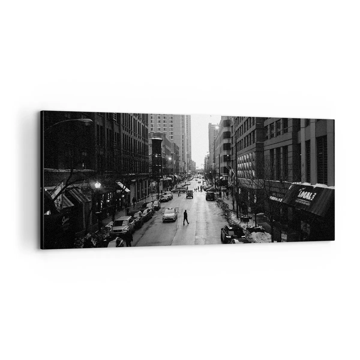 Impression sur toile - Image sur toile - Un autre jour comme tous les autres jours - 100x40 cm