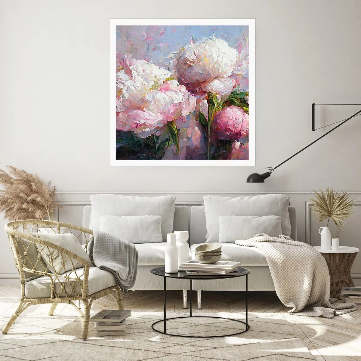 Affiche - Poster - Un bouquet plein de vie - 50x50 cm