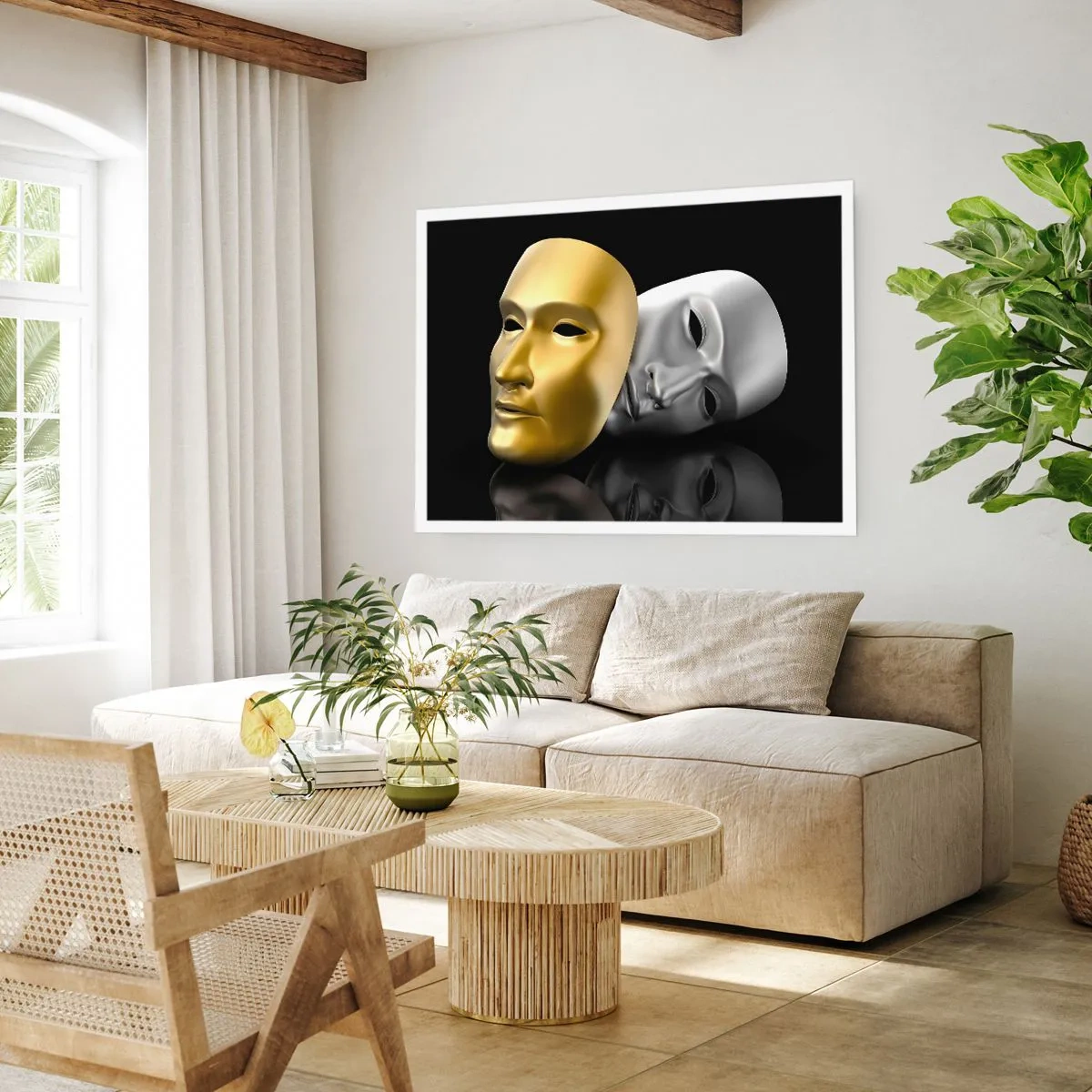 Affiche - Poster - La vie est un théâtre - 91x61 cm