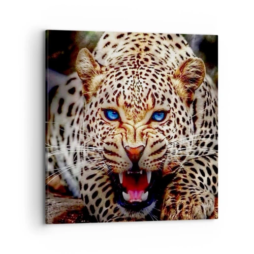 Impression sur toile - Image sur toile - La colère de la beauté ne fait pas de mal - 70x70 cm