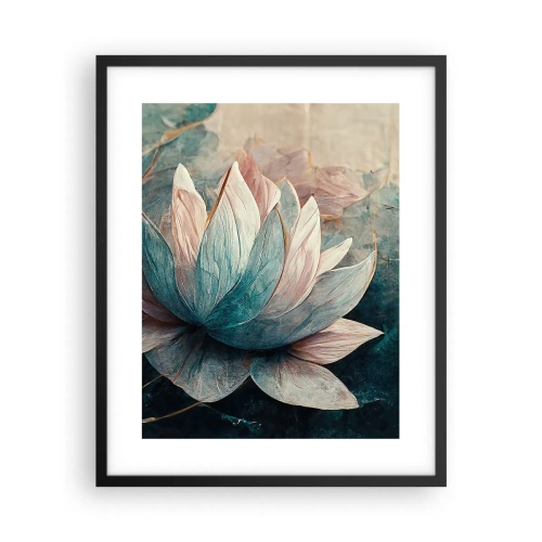 Affiche dans un cadre noir - Poster - Les étoiles du lac - 40x50 cm