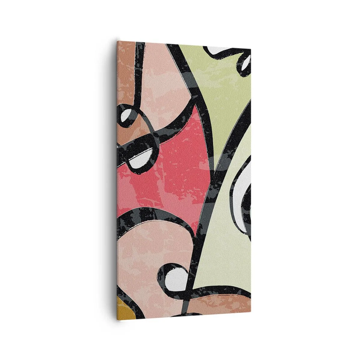 Impression sur toile - Image sur toile - Pirouettes parmi les couleurs - 65x120 cm