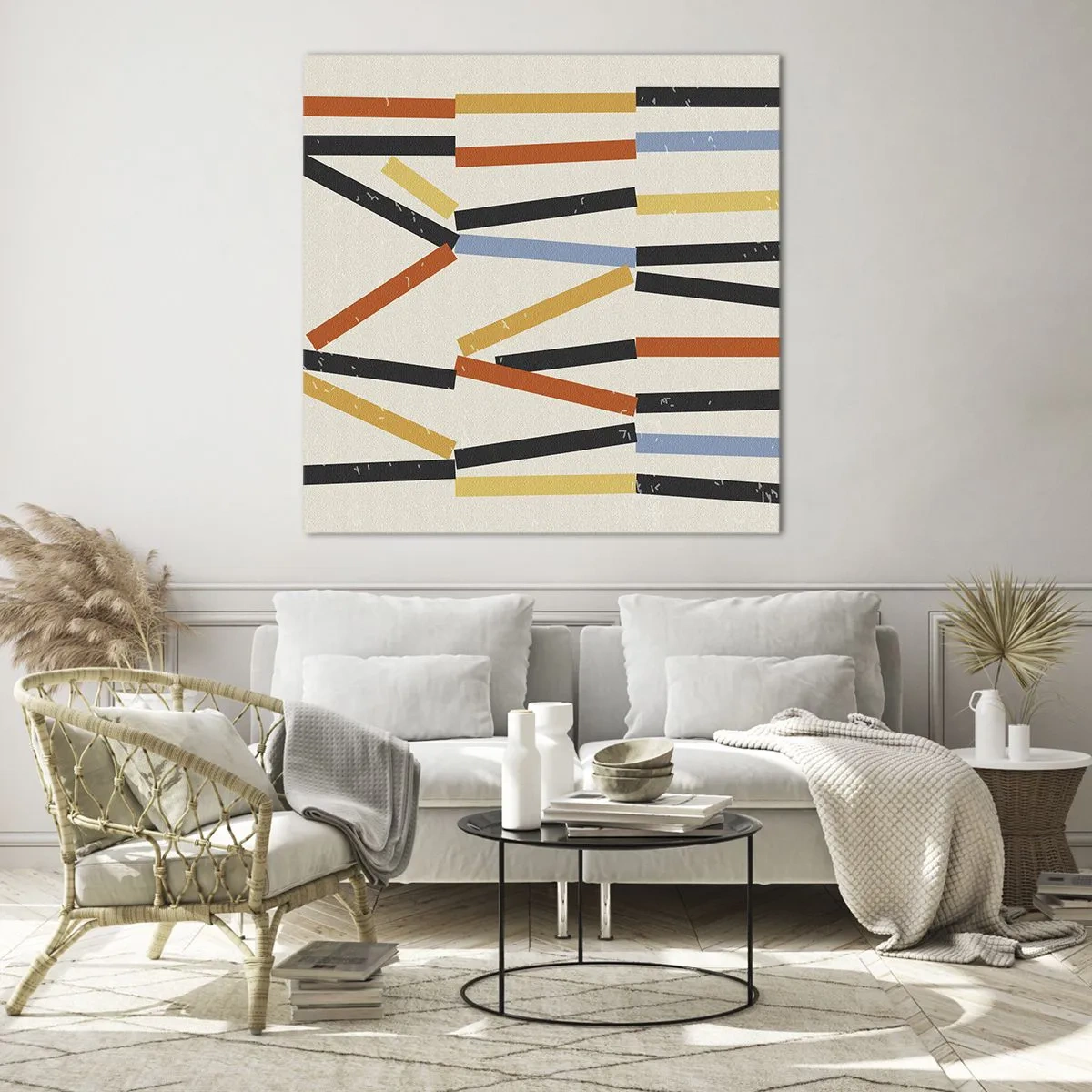 Impression sur verre - Image sur verre - Composition de niveaux - 30x30 cm