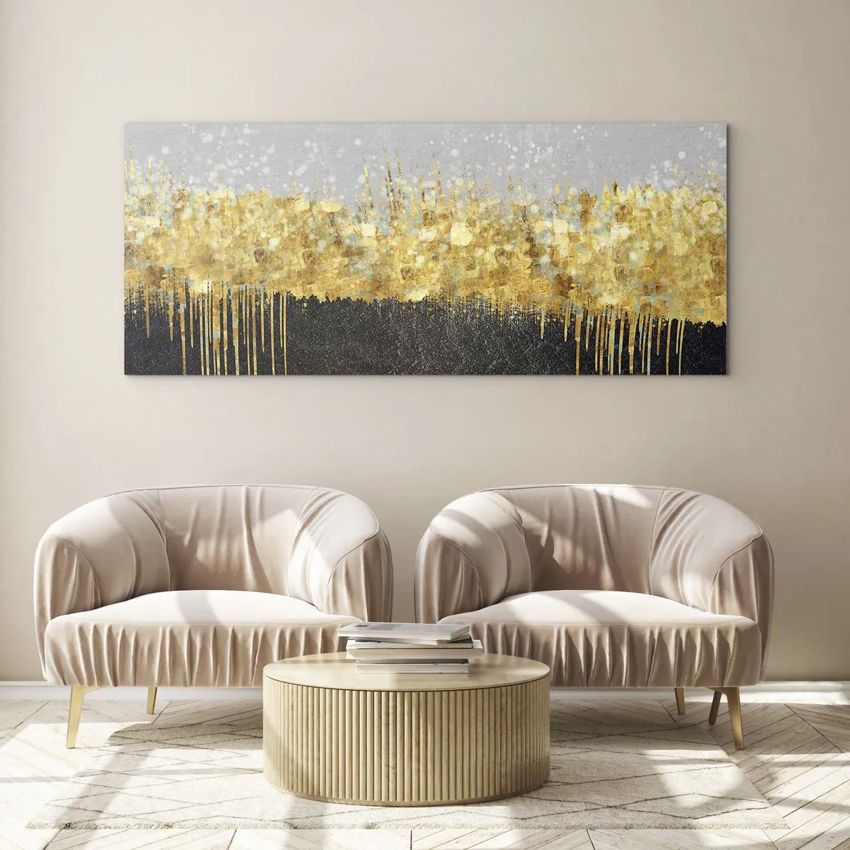 Impression sur verre - Image sur verre - Vers l'intérieur et vers le haut - 90x30 cm