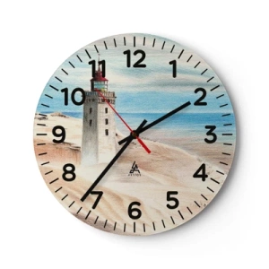 Horloge murale - Pendule murale - Toujours regarder la mer - 30x30 cm