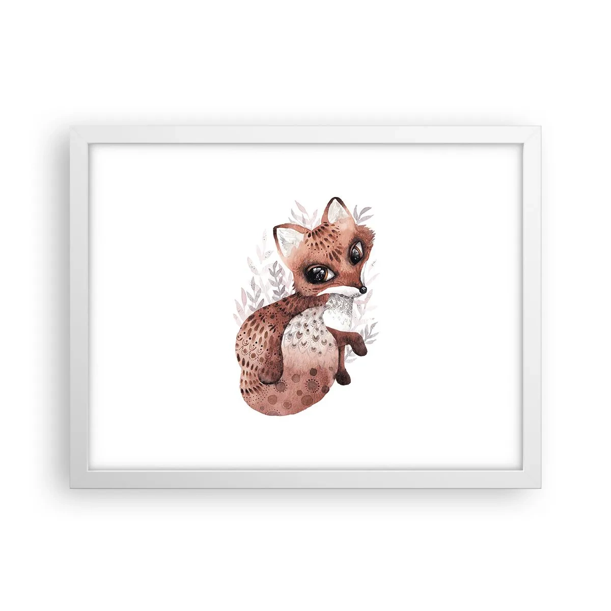 Affiche dans un cadre blanc - Poster - Seulement à aimer - 40x30 cm