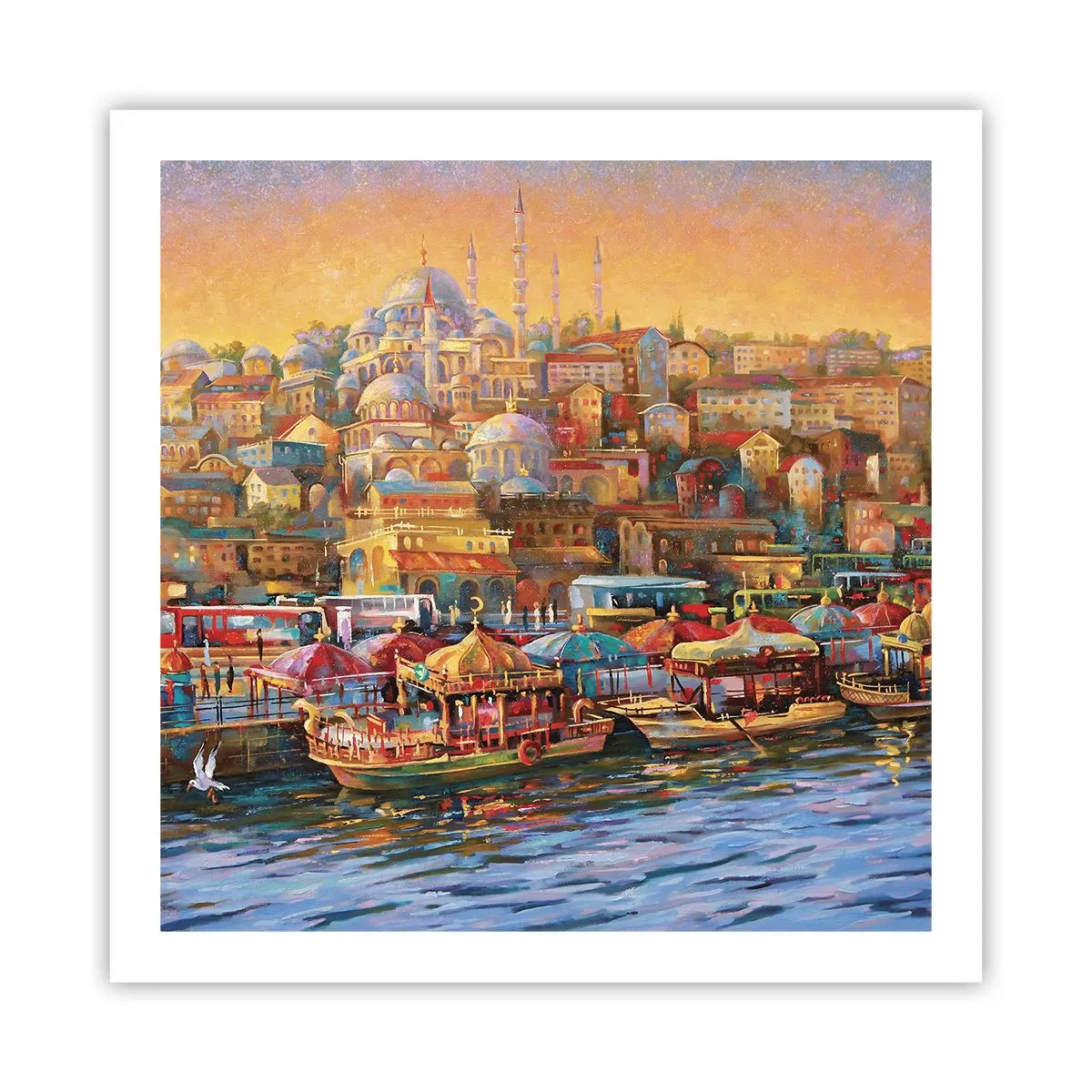 Affiche - Poster - Conte d'Istanbul - 60x60 cm