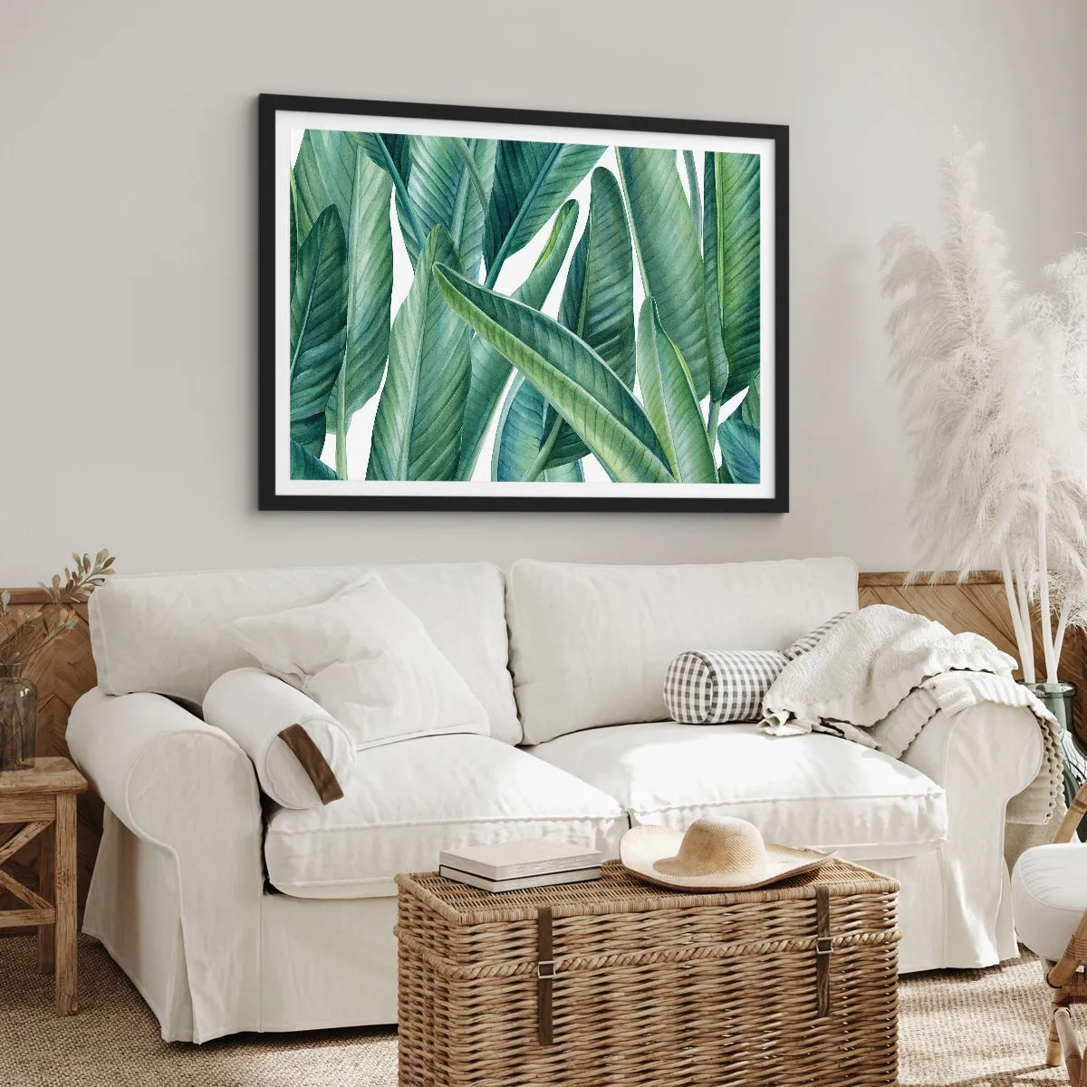 Affiche dans un cadre noir - Poster - La nature face à elle-même - 91x61 cm