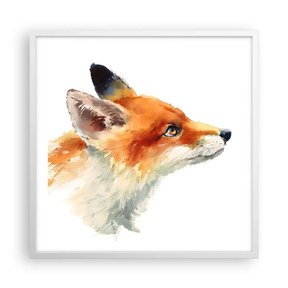 Affiche dans un cadre blanc - Poster - Vous ne pouvez jamais être trop prudent - 60x60 cm