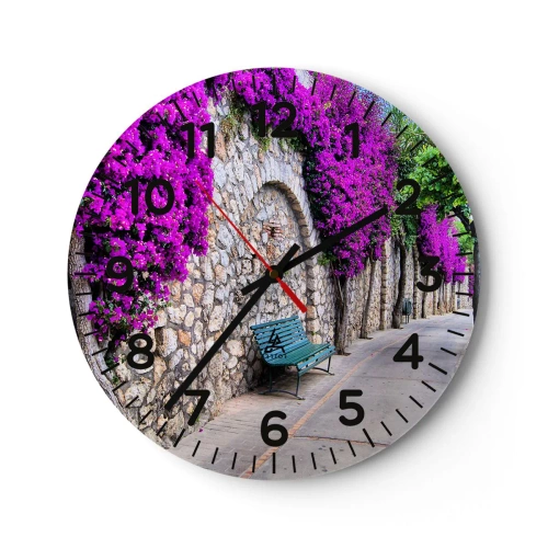 Horloge murale - Pendule murale - Rencontrons-nous au plus vite - 40x40 cm