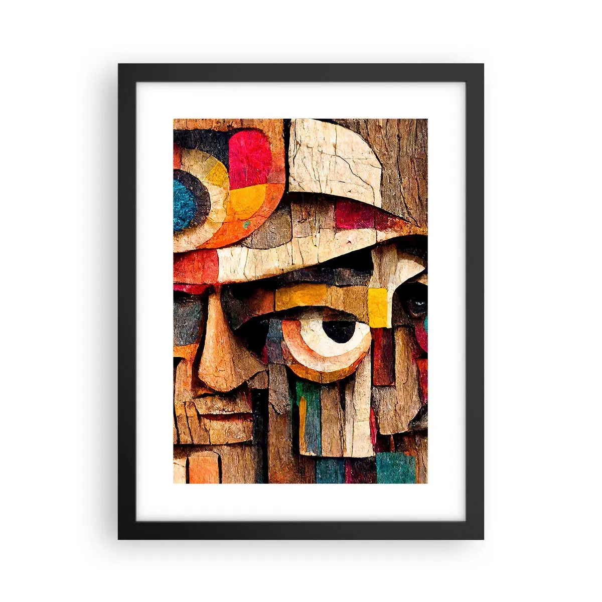 Affiche dans un cadre noir - Poster - Je te vois… - 30x40 cm