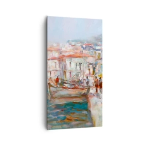 Impression sur toile - Image sur toile - Vacances pastelles - 55x100 cm