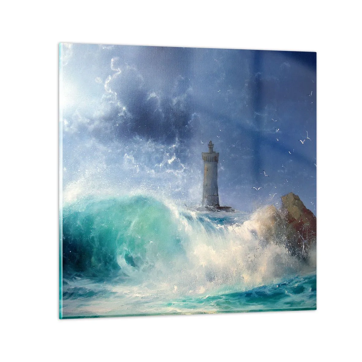 Impression sur verre - Image sur verre - En garde contre les éléments - 60x60 cm