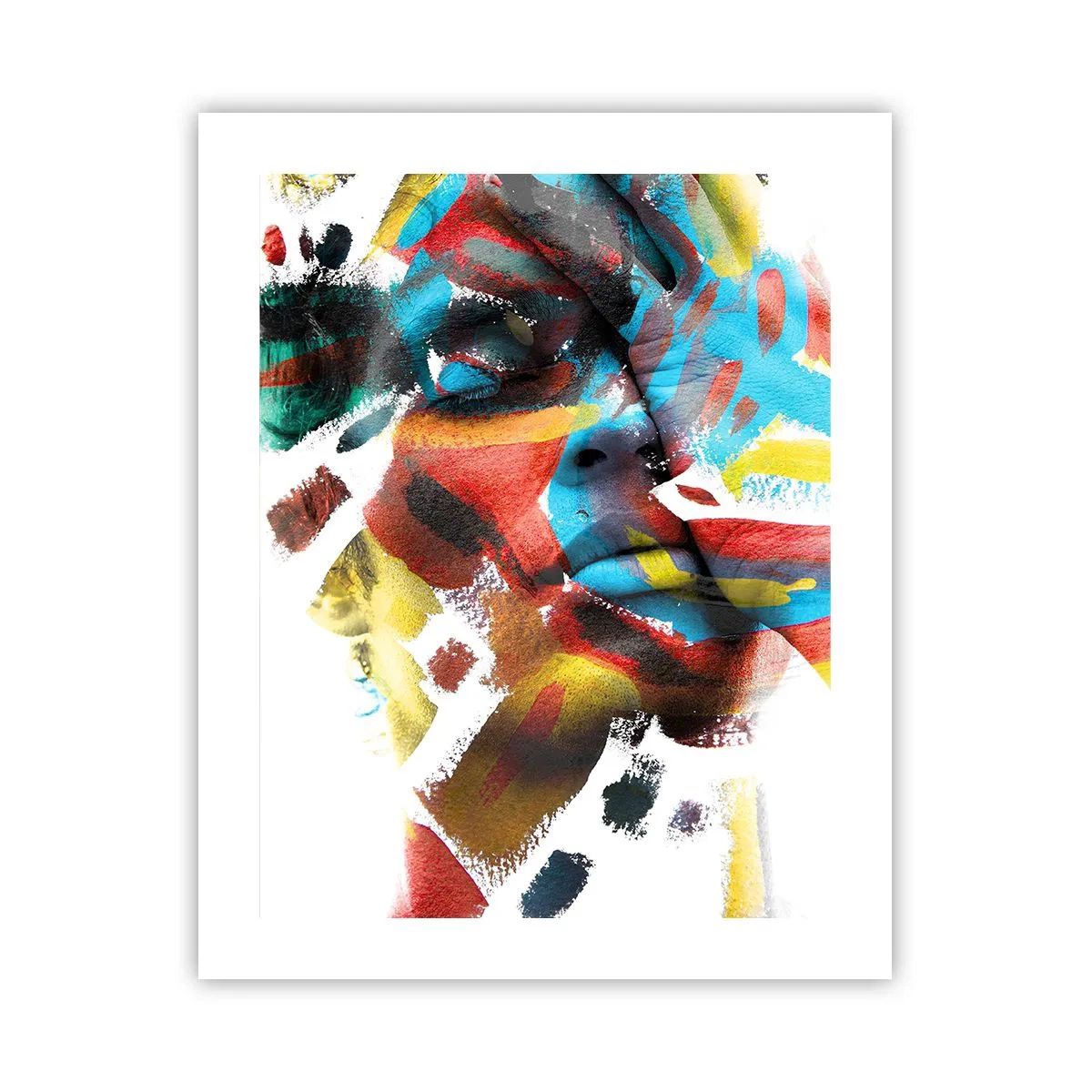 Affiche - Poster - Personnalité colorée - 40x50 cm
