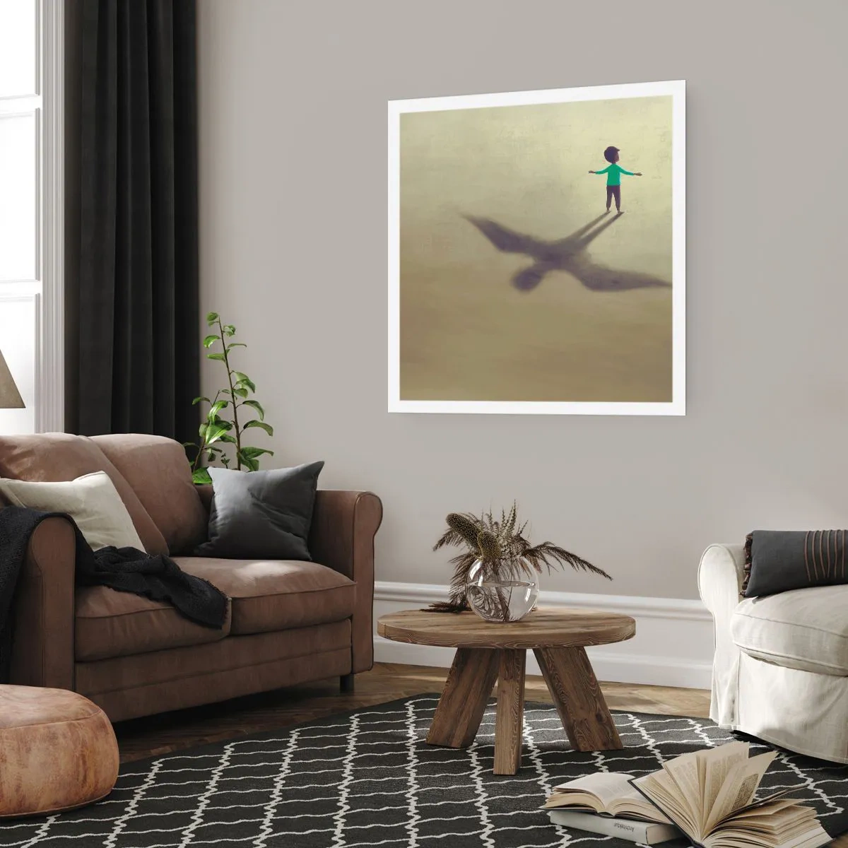 Affiche - Poster - Héros du futur - 60x60 cm