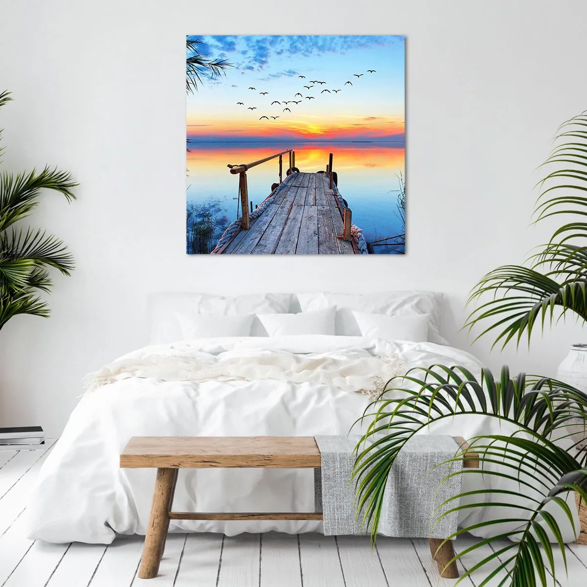 Impression sur toile - Image sur toile - Il est temps de rentrer... - 60x60 cm