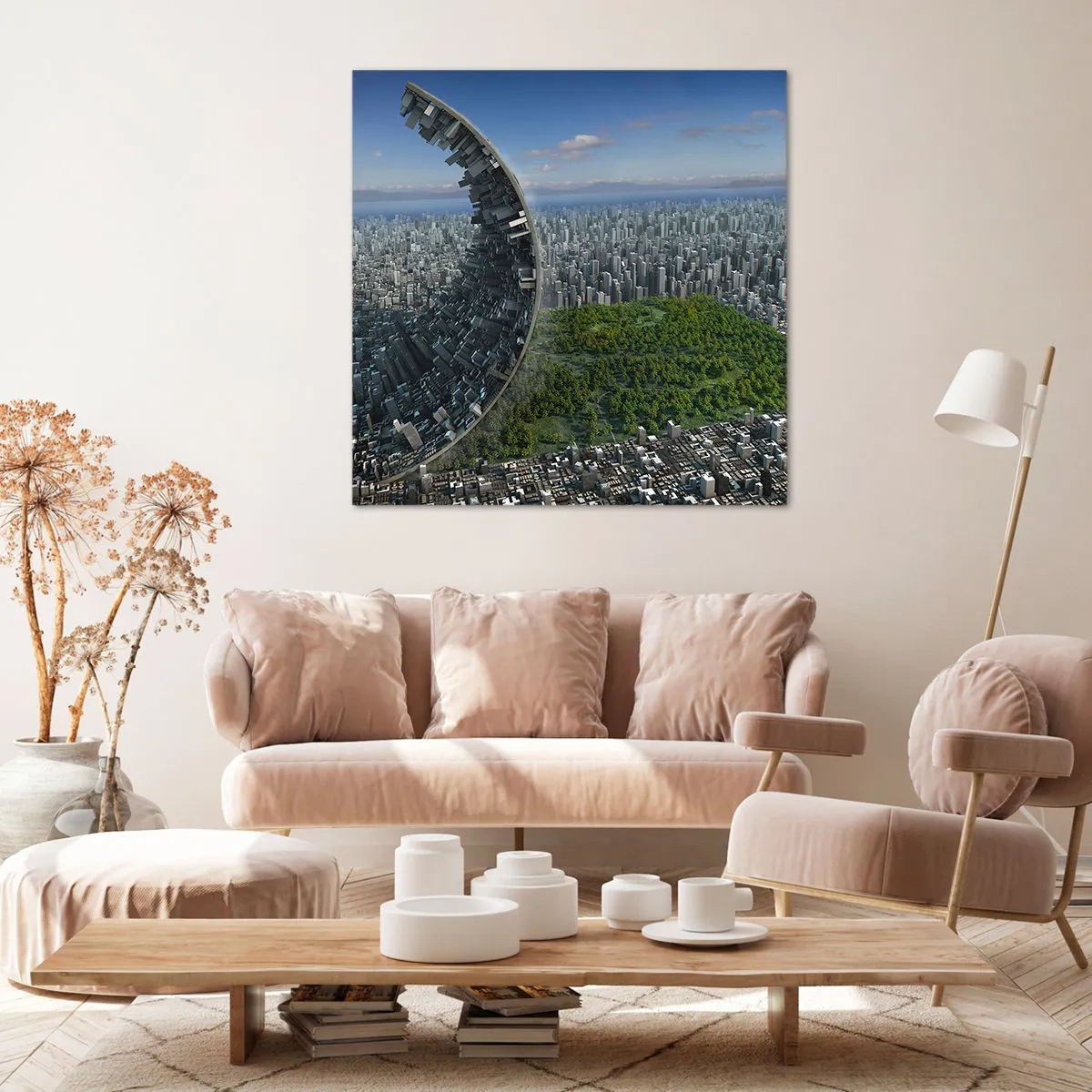 Impression sur toile - Image sur toile - La nature est éternelle - 60x60 cm