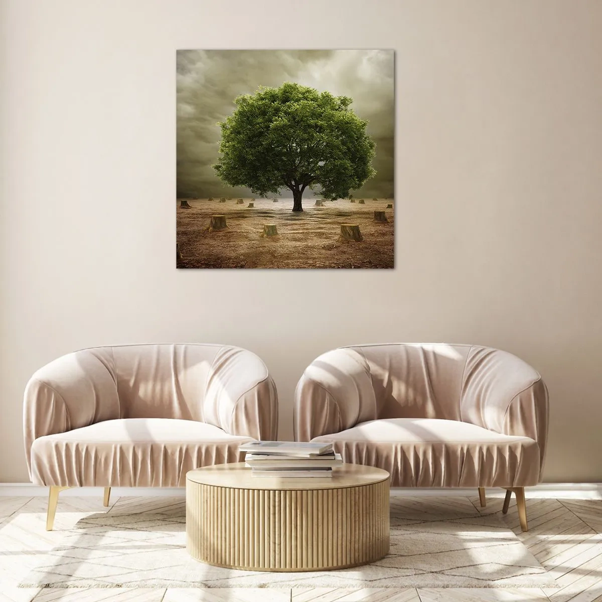 Impression sur verre - Image sur verre - Tout l'espoir - 50x50 cm