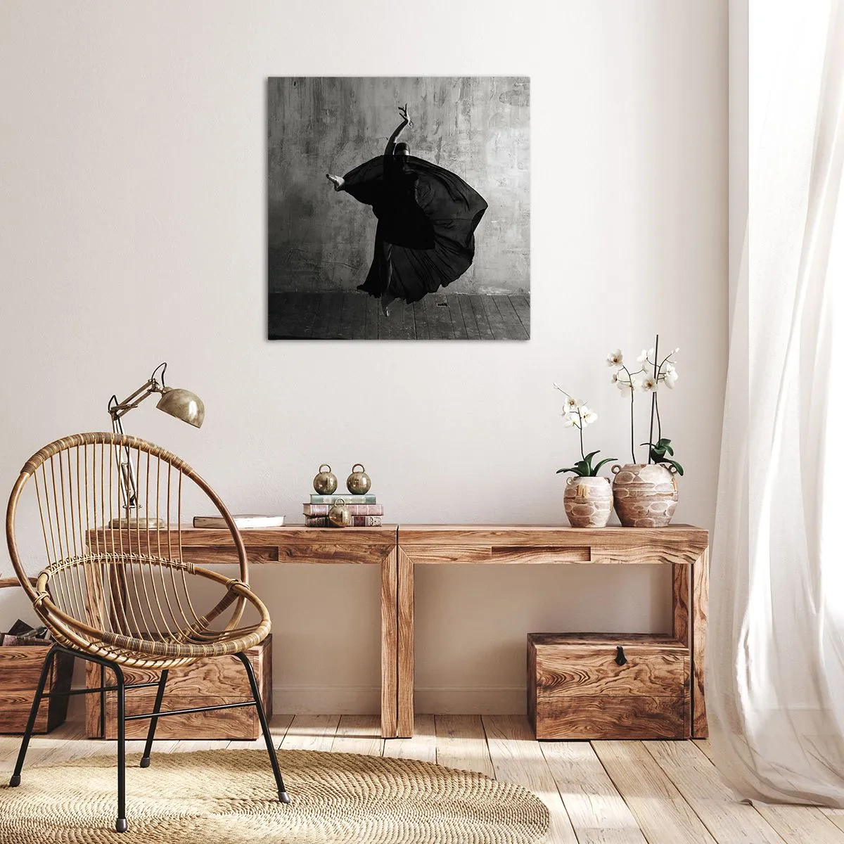 Impression sur toile - Image sur toile - Pas plein de passion - 70x70 cm