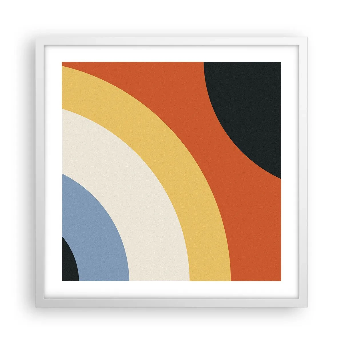 Affiche dans un cadre blanc - Poster - Vers son soi - 50x50 cm