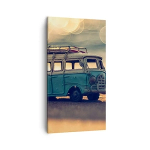 Impression sur toile - Image sur toile - La fin des idoles : argent et travail - 45x80 cm