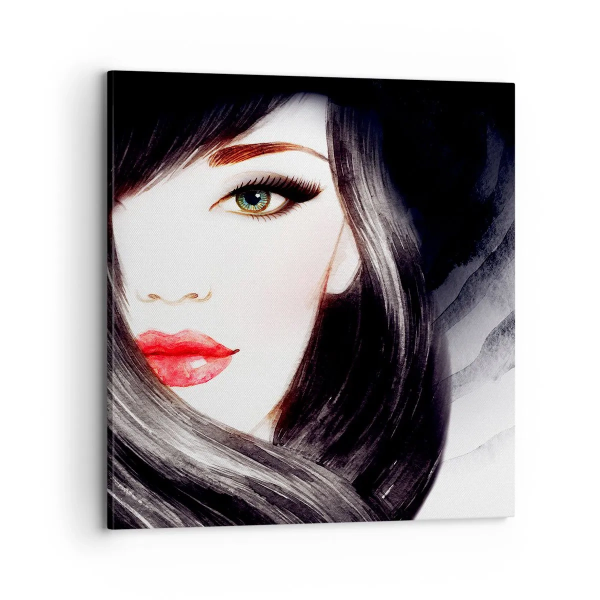 Impression sur toile - Image sur toile - Aspect saphir - 70x70 cm
