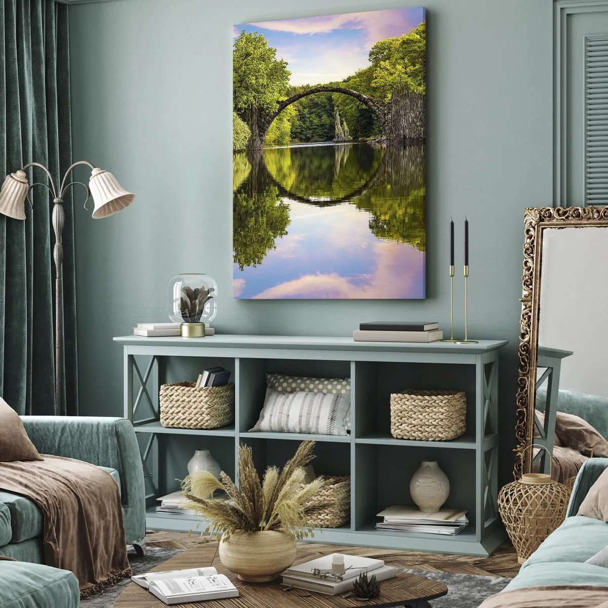 Impression sur toile - Image sur toile - À la jonction de deux mondes - 45x80 cm