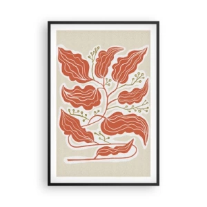 Affiche dans un cadre noir - Poster - Folk et coloré - 61x91 cm