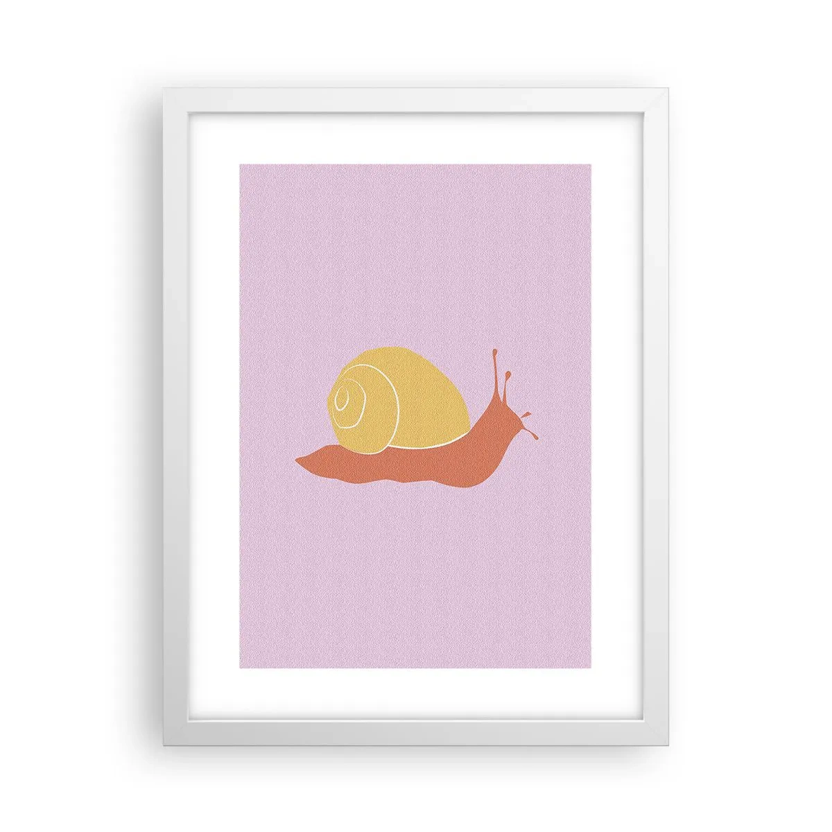 Affiche dans un cadre blanc - Poster - Il n'y a pas d'urgence - 30x40 cm