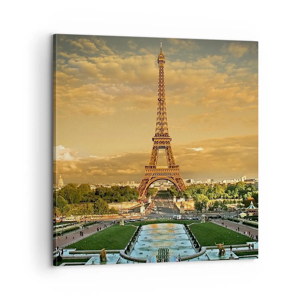 Impression sur toile - Image sur toile - La reine de Paris - 60x60 cm
