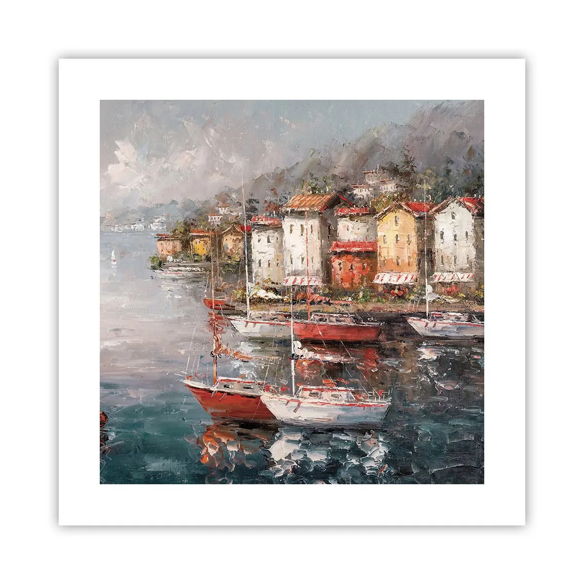 Affiche - Poster - Havre romantique - 40x40 cm