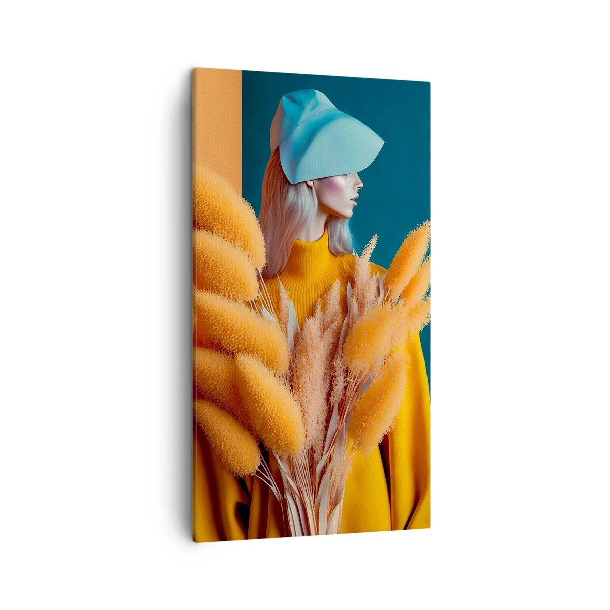 Impression sur toile - Image sur toile - Portrait moelleux - 45x80 cm