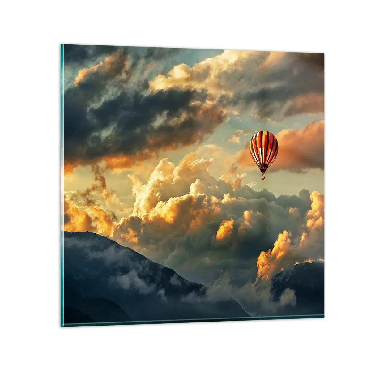 Impression sur verre - Image sur verre - Je vole parce que je veux - 30x30 cm