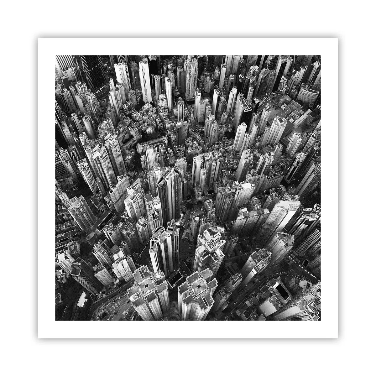 Affiche - Poster - Toujours de plus en plus haut - 60x60 cm