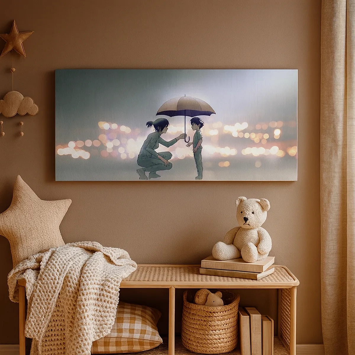 Impression sur toile - Image sur toile - Et maintenant, tout va bien - 30x30 cm