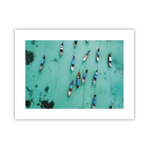 Affiche - Poster - Dans une attente jouyeuse - 40x30 cm