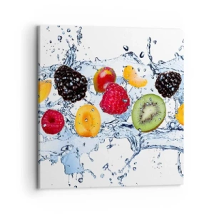 Impression sur toile - Image sur toile - Amusez-vous avec nous - 70x70 cm