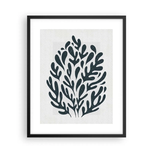 Affiche dans un cadre noir - Poster - Formes de la nature - 40x50 cm