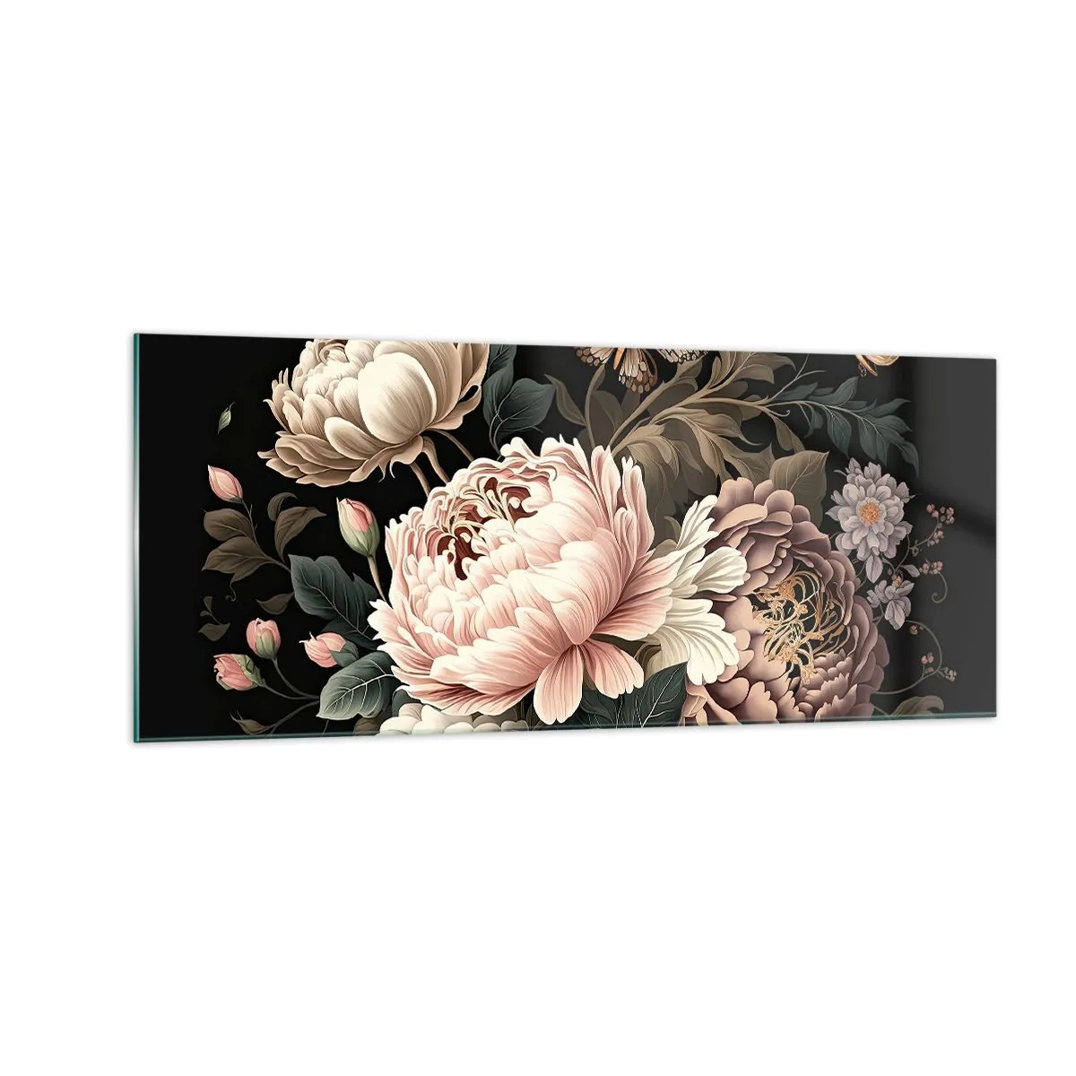 Impression sur verre - Image sur verre - De style baroque - 100x40 cm