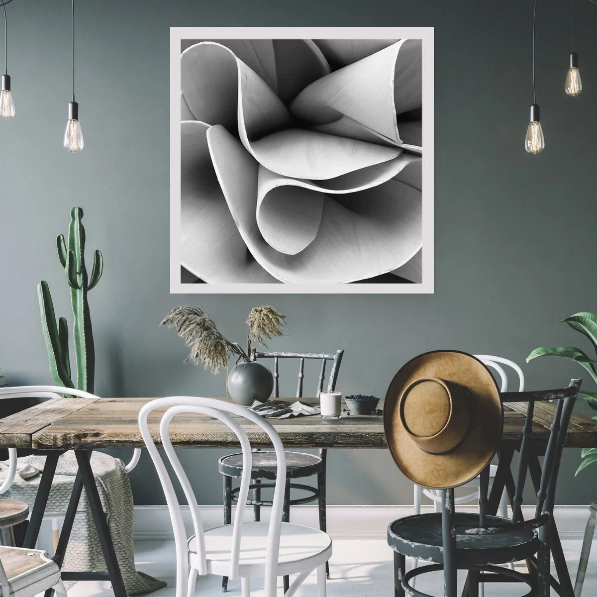 Affiche - Poster - Il s'en passe dans l'espace - 60x60 cm