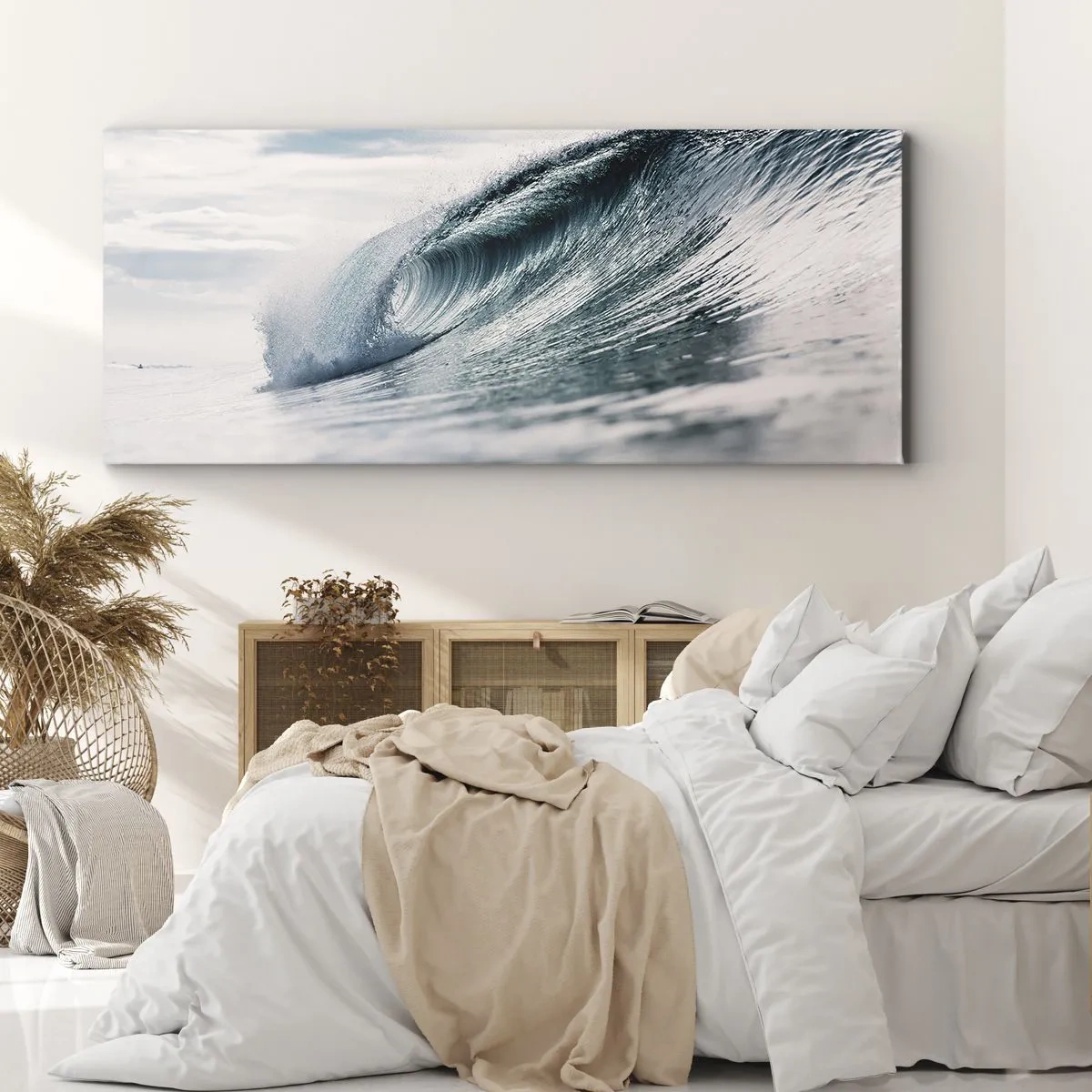 Impression sur toile - Image sur toile - Pic d'eau - 100x40 cm